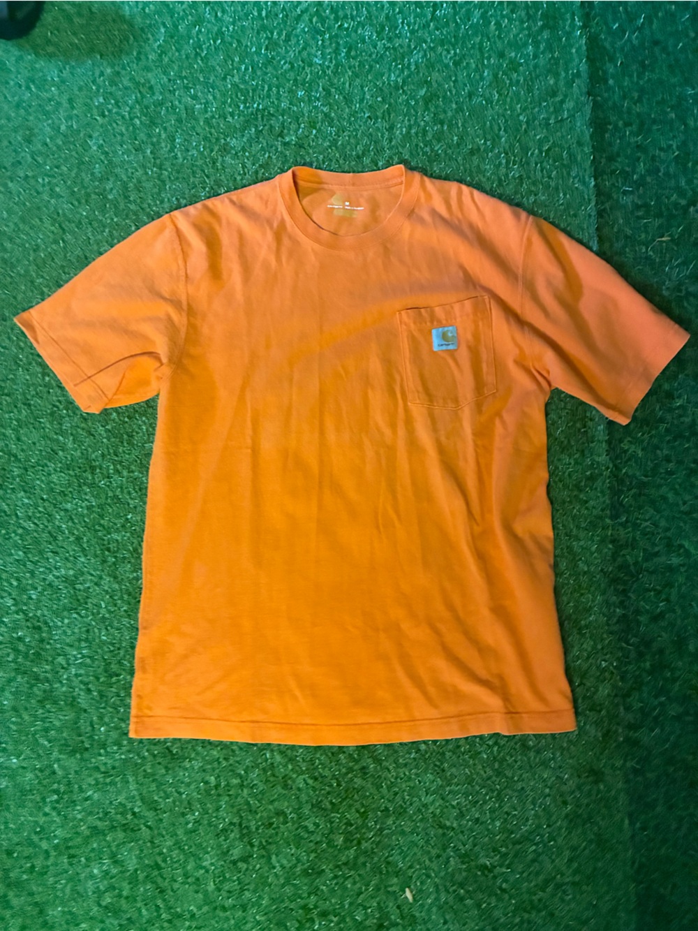 Carhartt Orange Short-Sleeve Work T-Shirt